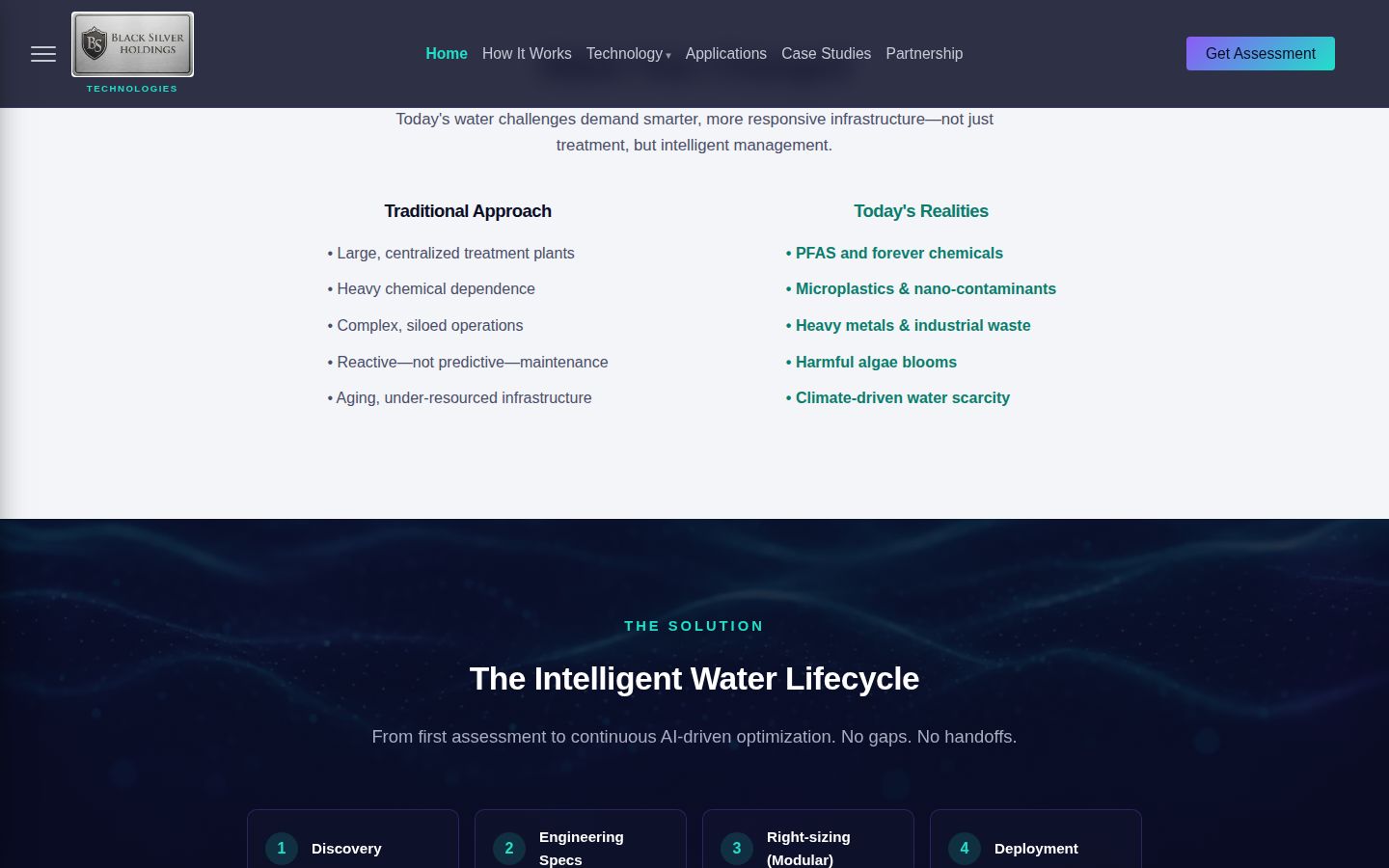 Water Intelligence: next section