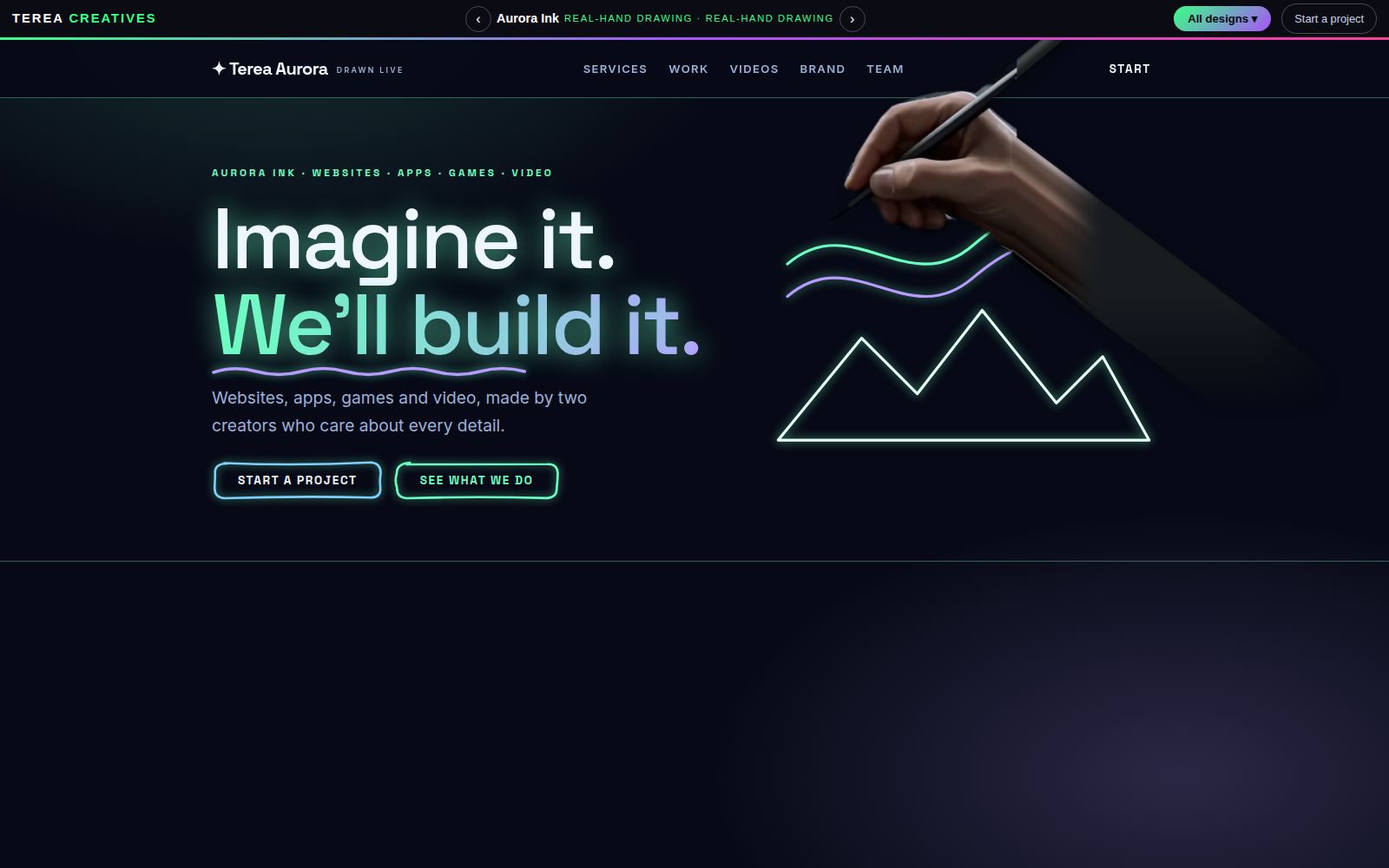 Aurora Ink design preview