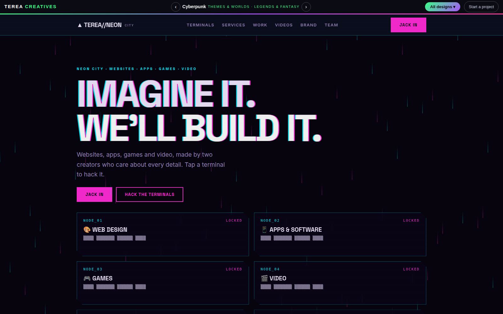 Cyberpunk design preview
